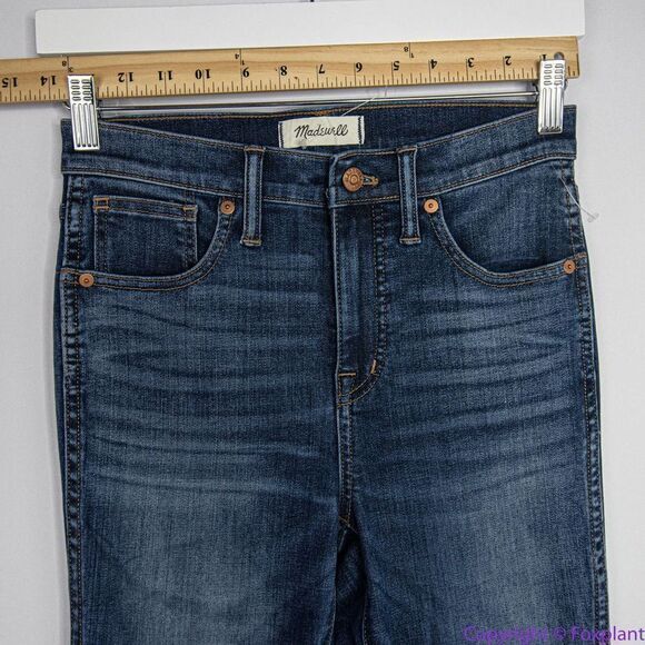 NEW‎ Madewell 10" High-Rise Skinny Jeans in Danny Wash, 26 - Picture 4 of 14